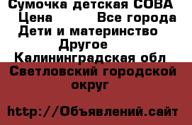 Сумочка детская СОВА  › Цена ­ 800 - Все города Дети и материнство » Другое   . Калининградская обл.,Светловский городской округ 